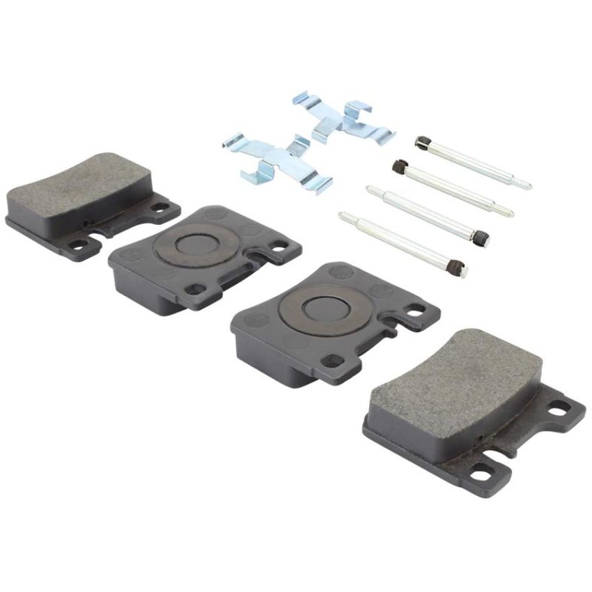 MPA 1003-0620C Quality-Built Black Series Ceramic Brake Pads w/ Hardware