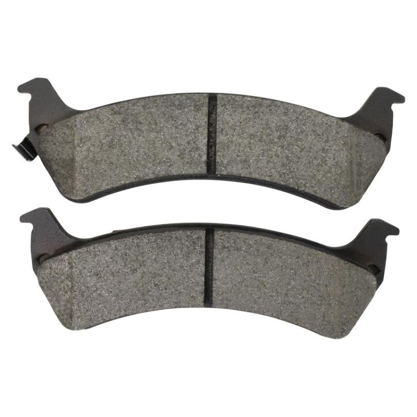 MPA 1003-0625M Quality-Built Black Series Semi-Metallic Brake Pads w/ Hardware