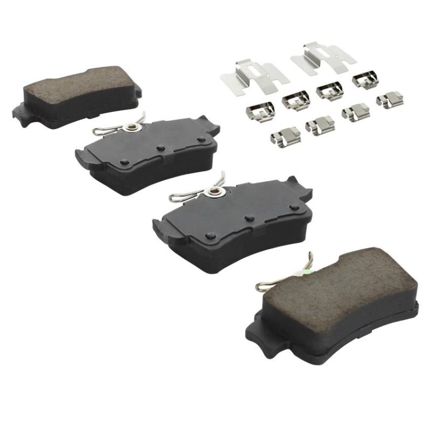 MPA 1003-0627C Quality-Built Black Series Ceramic Brake Pads w/ Hardware