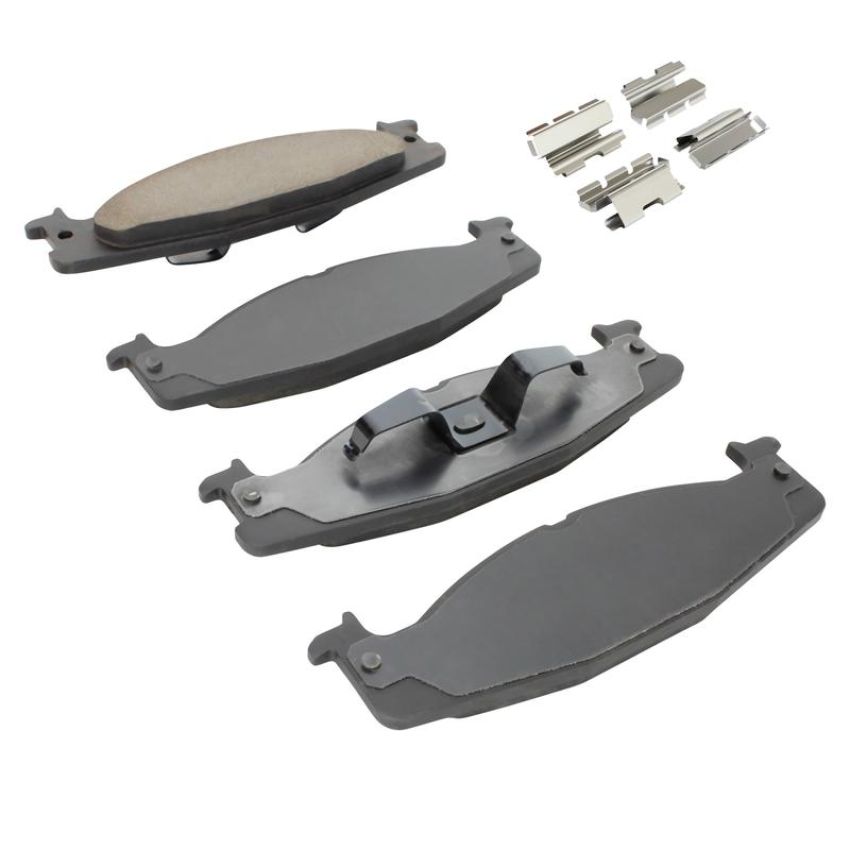 MPA 1003-0632C Quality-Built Black Series Ceramic Brake Pads w/ Hardware