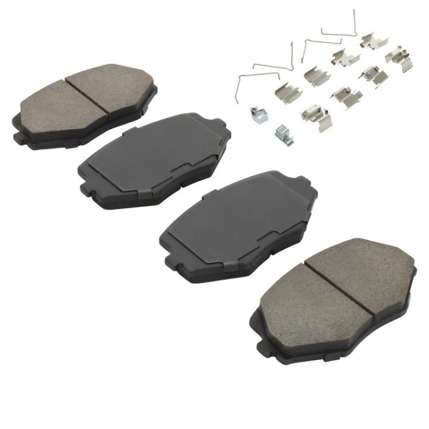 MPA 1003-0635C Quality-Built Black Series Ceramic Brake Pads w/ Hardware