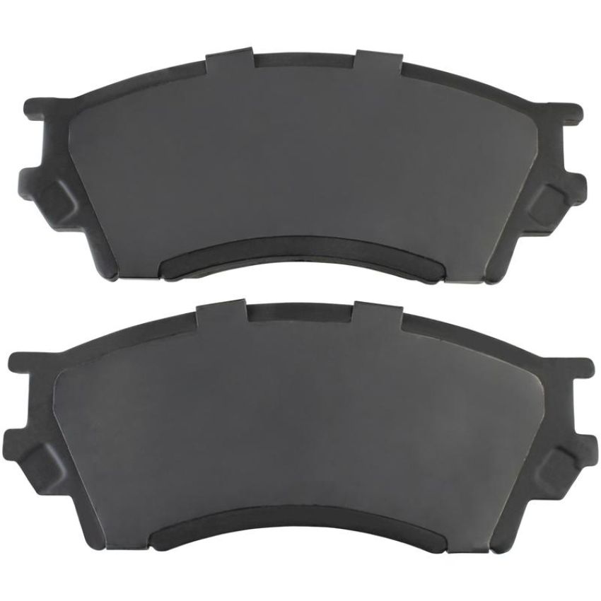 MPA 1003-0643C Quality-Built Black Series Ceramic Brake Pads w/ Hardware