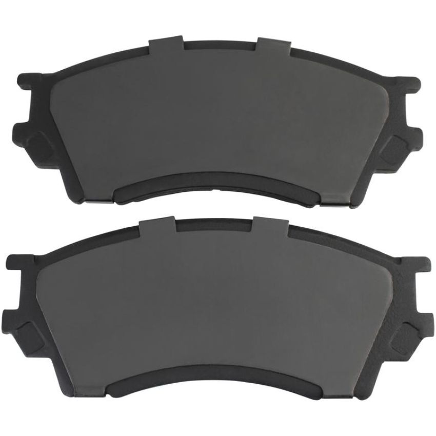 MPA 1003-0643M Quality-Built Black Series Semi-Metallic Brake Pads w/ Hardware