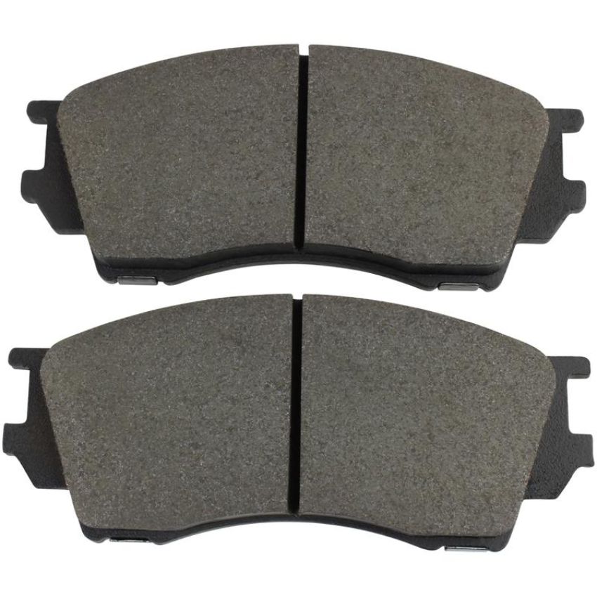 MPA 1003-0643M Quality-Built Black Series Semi-Metallic Brake Pads w/ Hardware