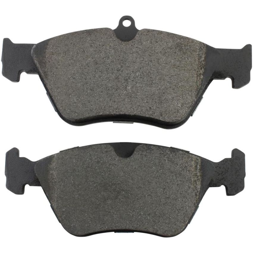 MPA 1003-0644M Quality-Built Black Series Semi-Metallic Brake Pads w/ Hardware