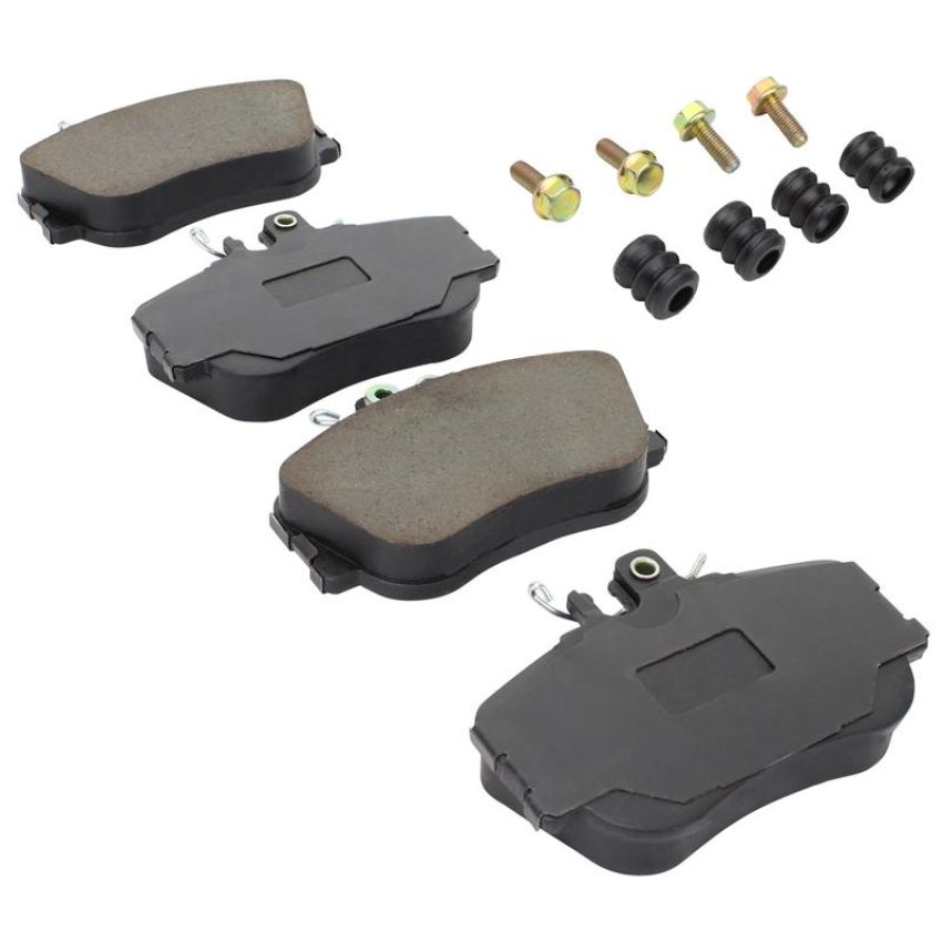 MPA 1003-0645C Quality-Built Black Series Ceramic Brake Pads w/ Hardware