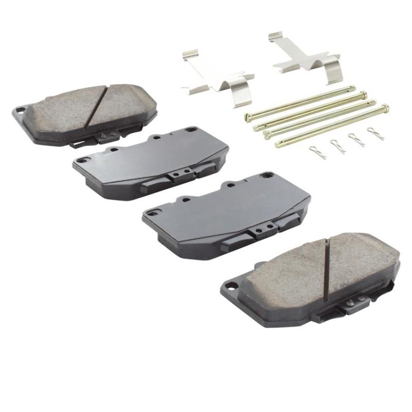 MPA 1003-0647C Quality-Built Black Series Ceramic Brake Pads w/ Hardware