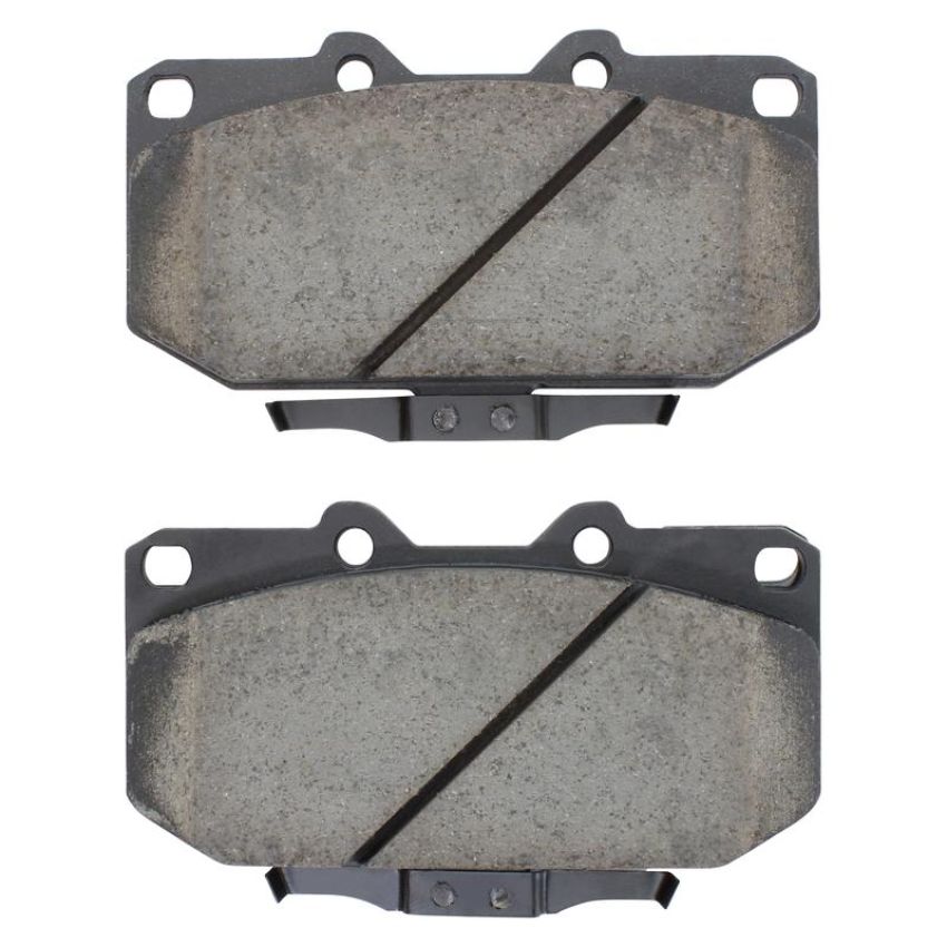 MPA 1003-0647M Quality-Built Black Series Semi-Metallic Brake Pads w/ Hardware
