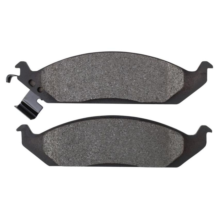 MPA 1003-0650M Quality-Built Black Series Semi-Metallic Brake Pads w/ Hardware