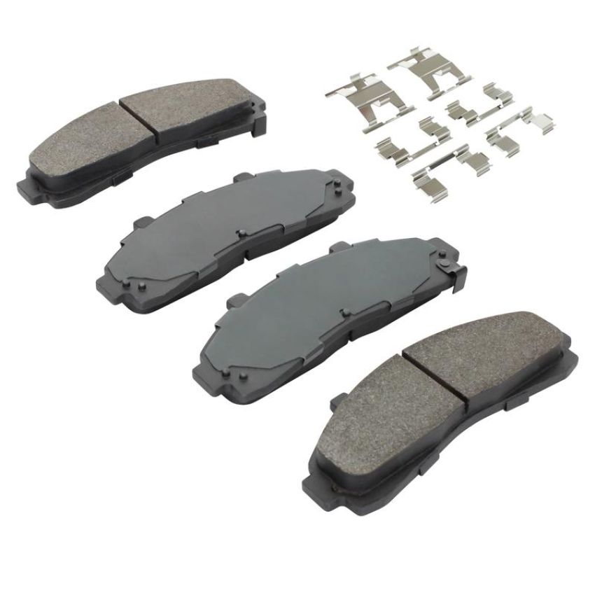 MPA 1003-0652C Quality-Built Black Series Ceramic Brake Pads w/ Hardware