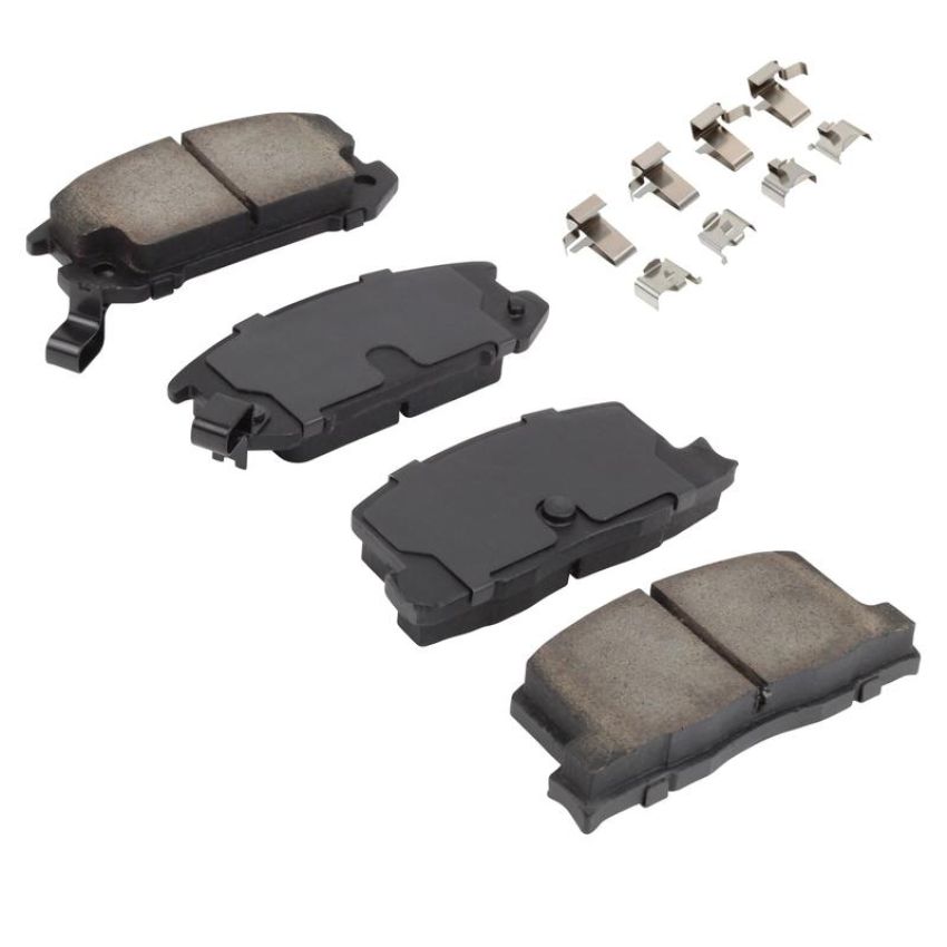MPA 1003-0657C Quality-Built Black Series Ceramic Brake Pads w/ Hardware
