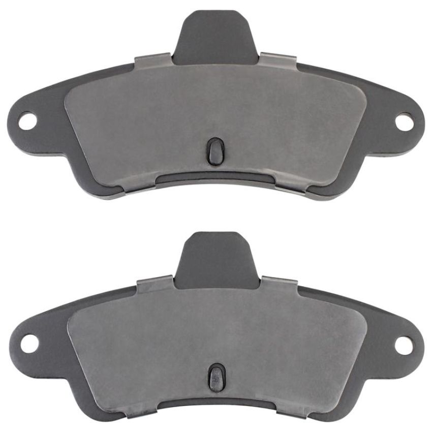 MPA 1003-0661M Quality-Built Black Series Semi-Metallic Brake Pads w/ Hardware
