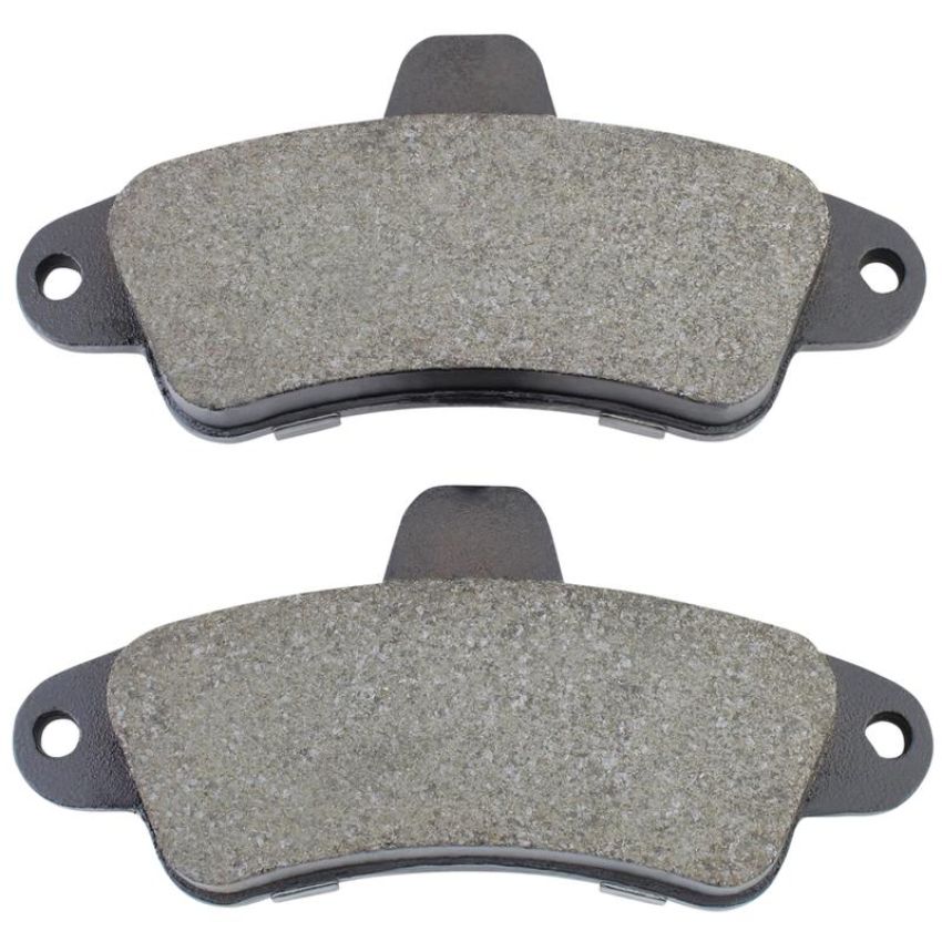 MPA 1003-0661M Quality-Built Black Series Semi-Metallic Brake Pads w/ Hardware