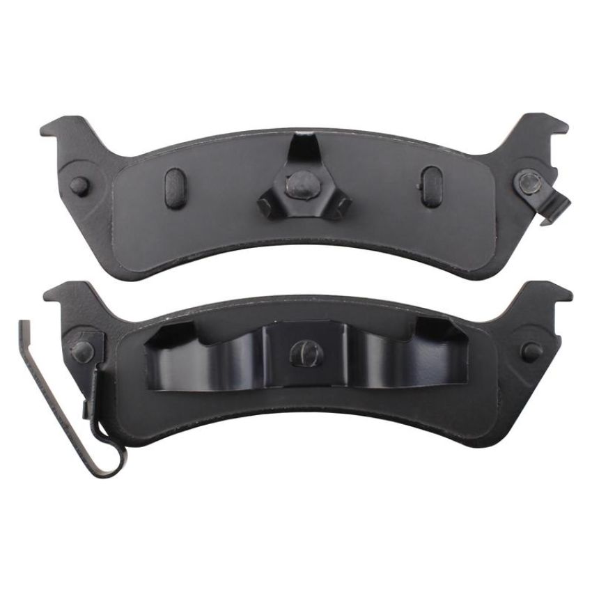 MPA 1003-0666C Quality-Built Black Series Ceramic Brake Pads w/ Hardware