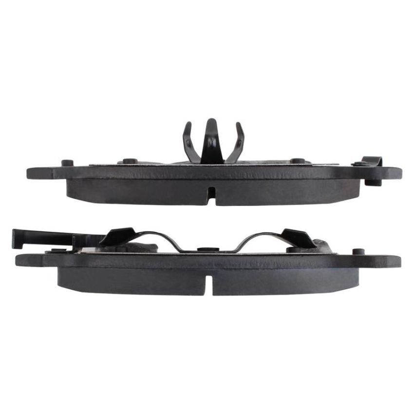 MPA 1003-0666M Quality-Built Black Series Semi-Metallic Brake Pads w/ Hardware
