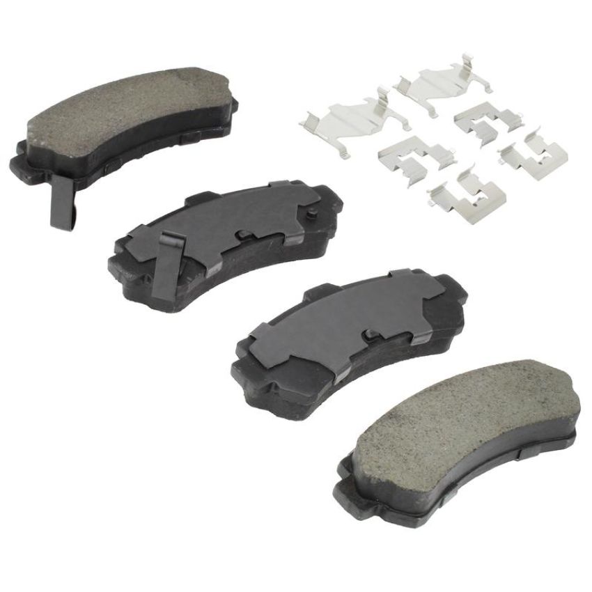 MPA 1003-0669C Quality-Built Black Series Ceramic Brake Pads w/ Hardware