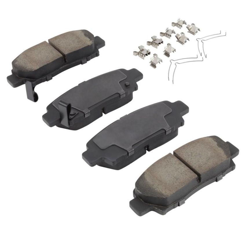 MPA 1003-0672C Quality-Built Black Series Ceramic Brake Pads w/ Hardware