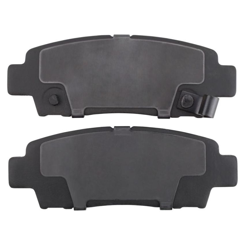 MPA 1003-0672C Quality-Built Black Series Ceramic Brake Pads w/ Hardware