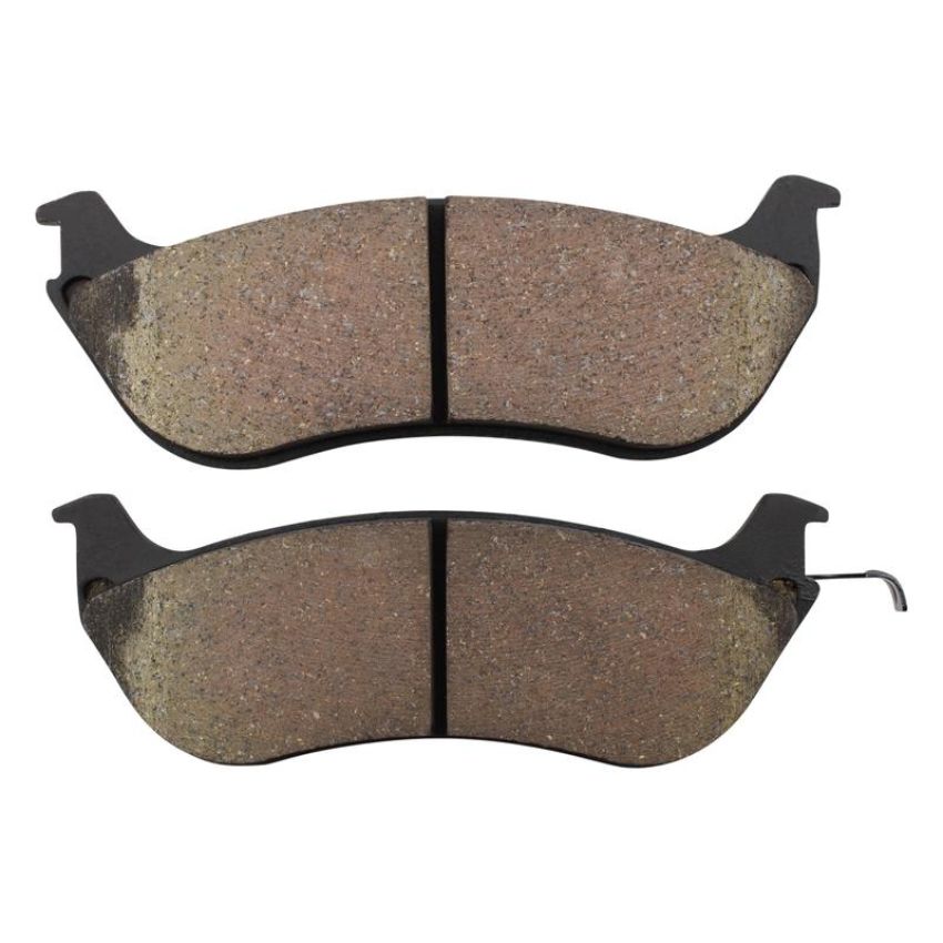 MPA 1003-0674M Quality-Built Black Series Semi-Metallic Brake Pads w/ Hardware