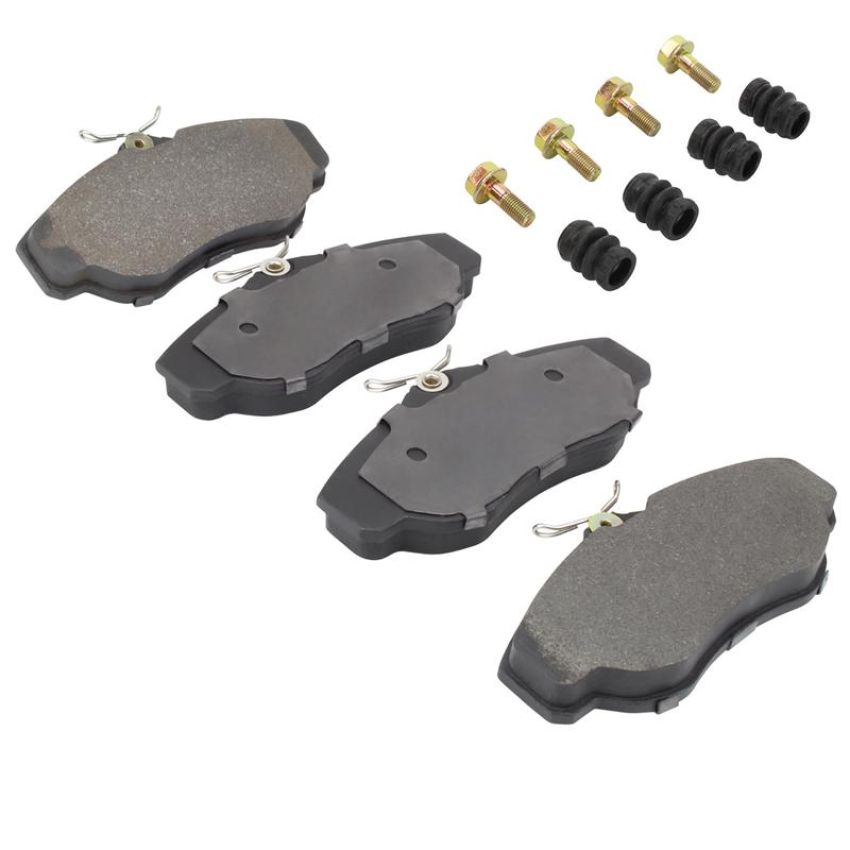 MPA 1003-0676C Quality-Built Black Series Ceramic Brake Pads w/ Hardware