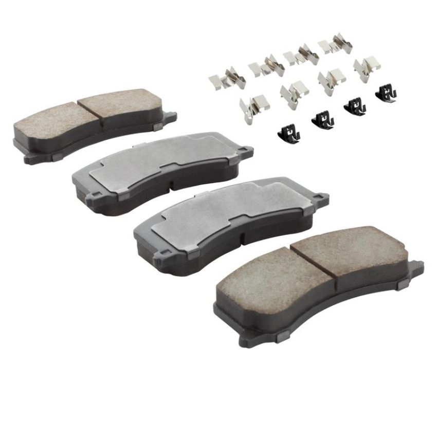 MPA 1003-0677C Quality-Built Black Series Ceramic Brake Pads w/ Hardware