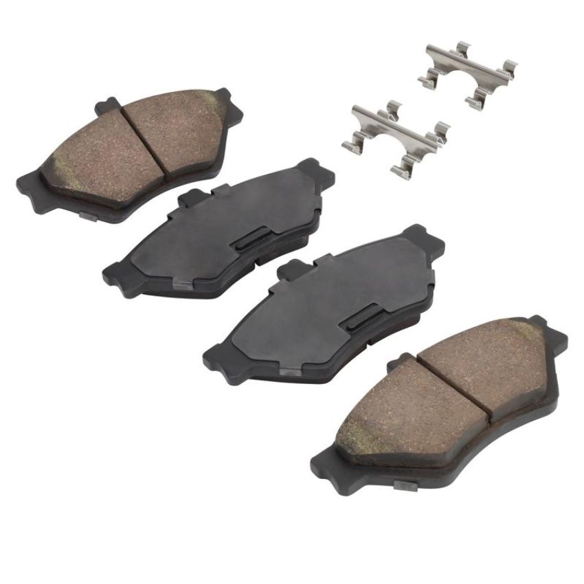 MPA 1003-0678C Quality-Built Black Series Ceramic Brake Pads w/ Hardware