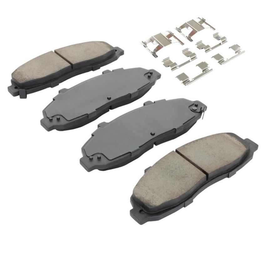 MPA 1003-0679C Quality-Built Black Series Ceramic Brake Pads w/ Hardware