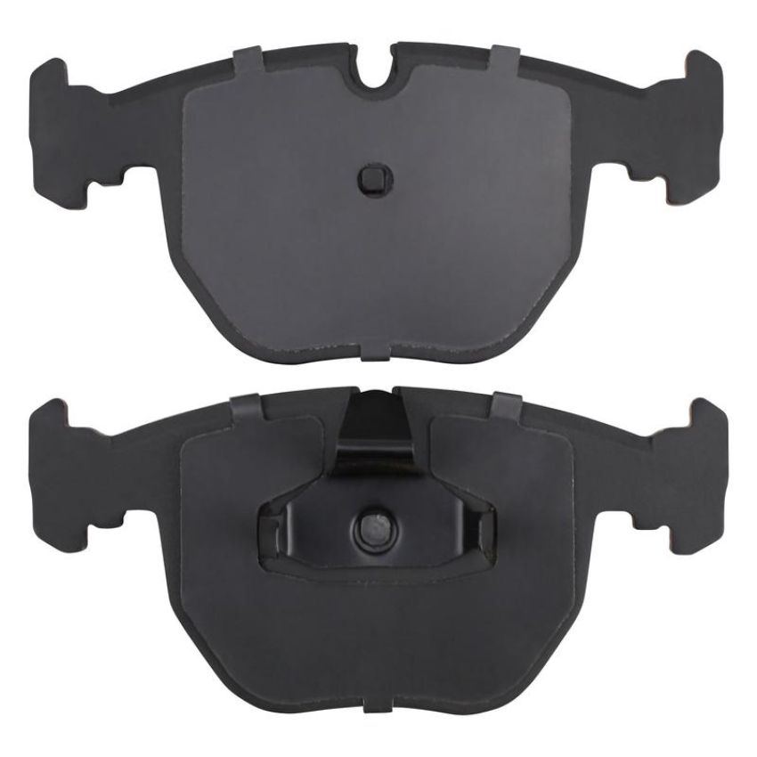MPA 1003-0681M Quality-Built Black Series Semi-Metallic Brake Pads w/ Hardware