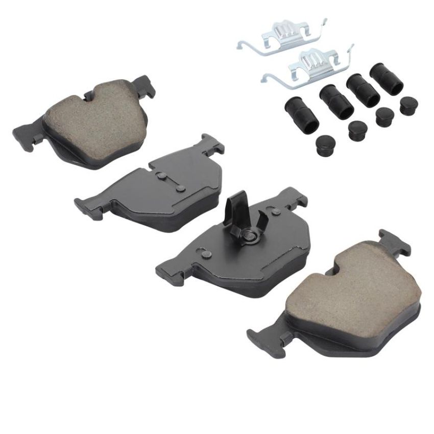 MPA 1003-0683AC Quality-Built Black Series Ceramic Brake Pads w/ Hardware