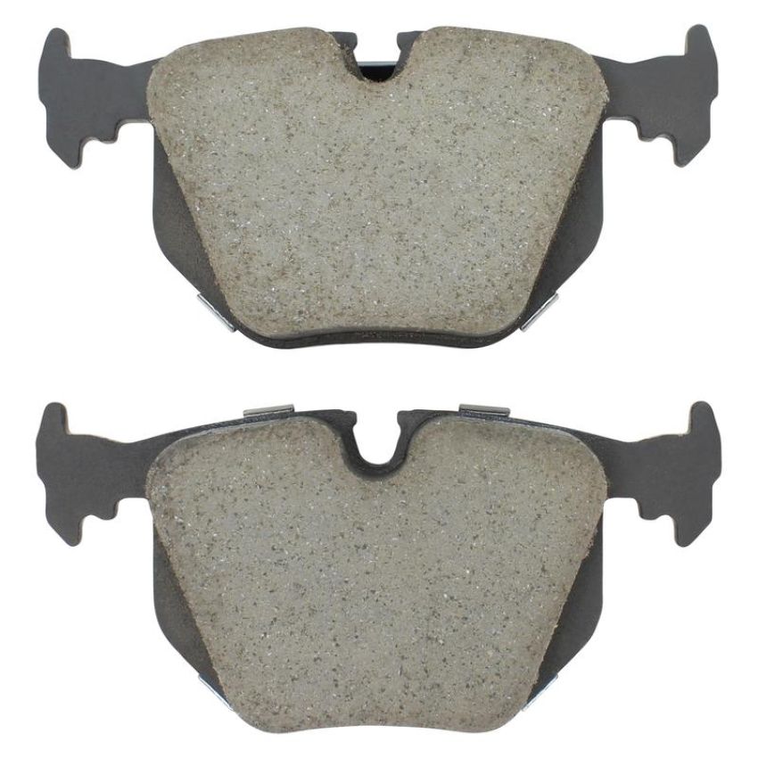 MPA 1003-0683M Quality-Built Black Series Semi-Metallic Brake Pads w/ Hardware