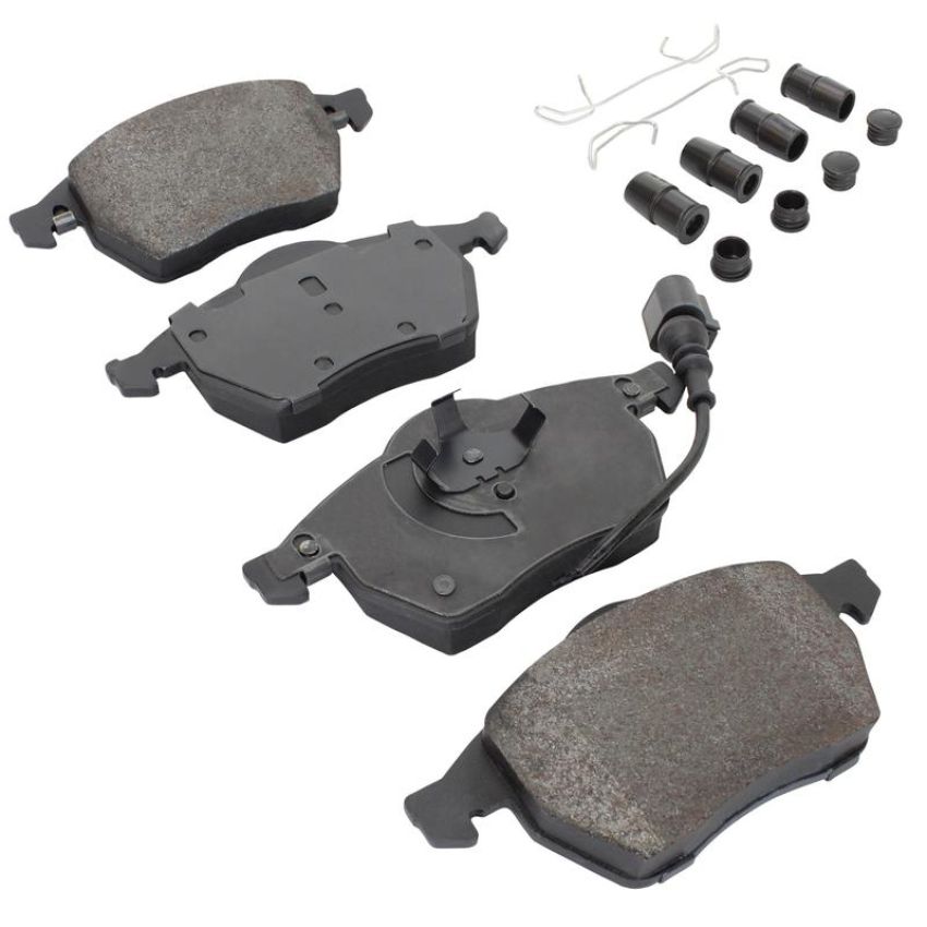MPA 1003-0687AC Quality-Built Black Series Ceramic Brake Pads w/ Hardware
