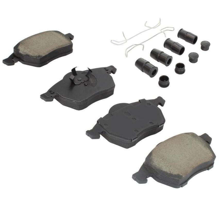 MPA 1003-0687C Quality-Built Black Series Ceramic Brake Pads w/ Hardware