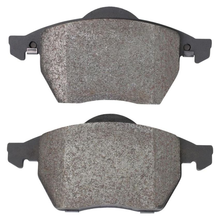 MPA 1003-0687M Quality-Built Black Series Semi-Metallic Brake Pads w/ Hardware