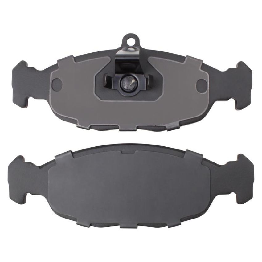 MPA 1003-0688AM Quality-Built Black Series Semi-Metallic Brake Pads w/ Hardware