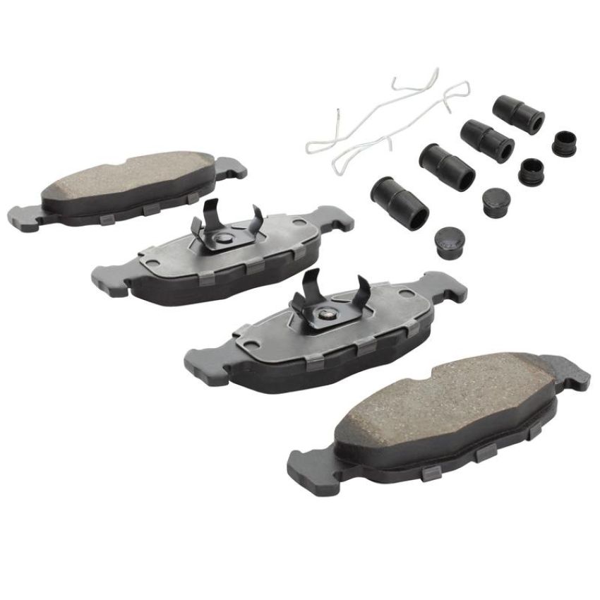 MPA 1003-0688C Quality-Built Black Series Ceramic Brake Pads w/ Hardware