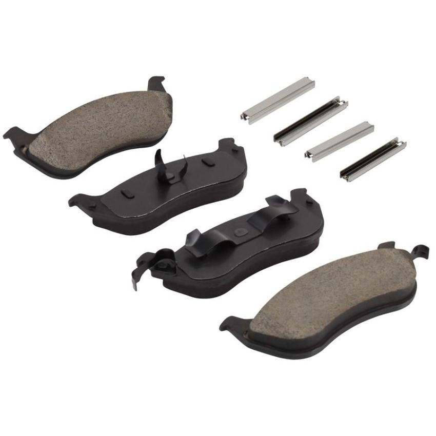 MPA 1003-0690C Quality-Built Black Series Ceramic Brake Pads w/ Hardware