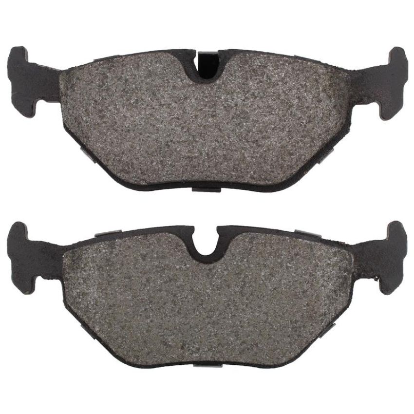 MPA 1003-0692BM Quality-Built Black Series Semi-Metallic Brake Pads w/ Hardware
