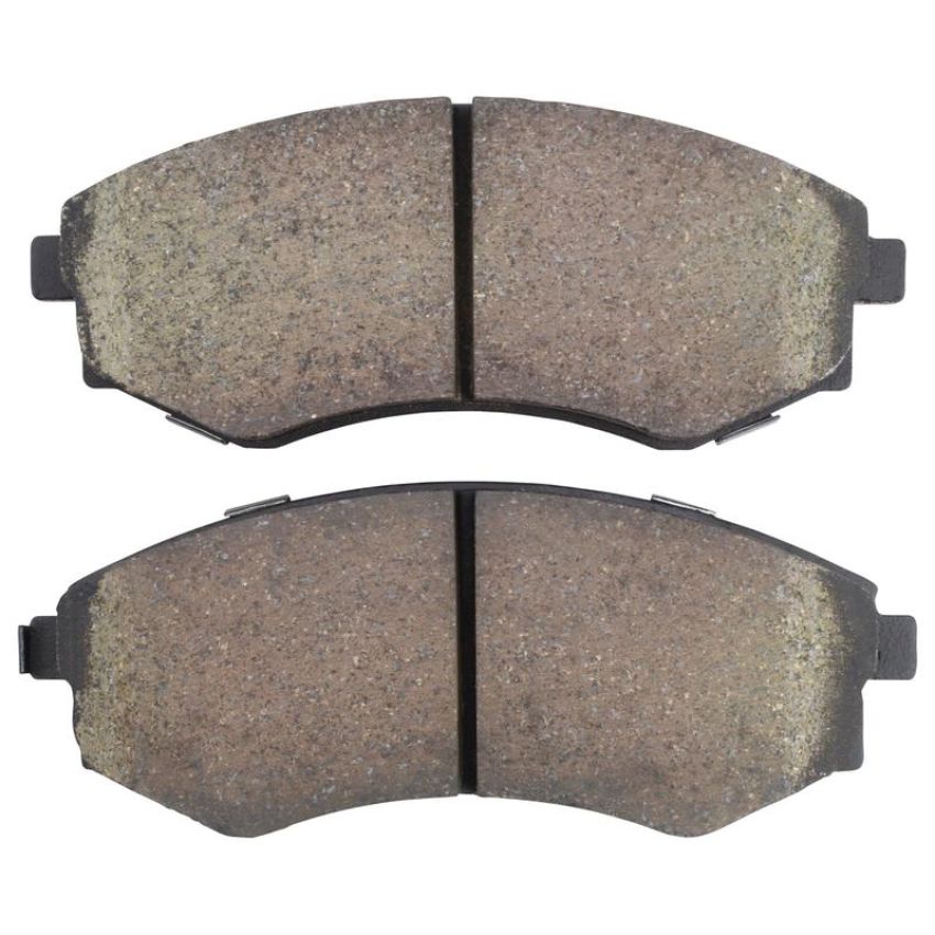 MPA 1003-0700AM Quality-Built Black Series Semi-Metallic Brake Pads w/ Hardware