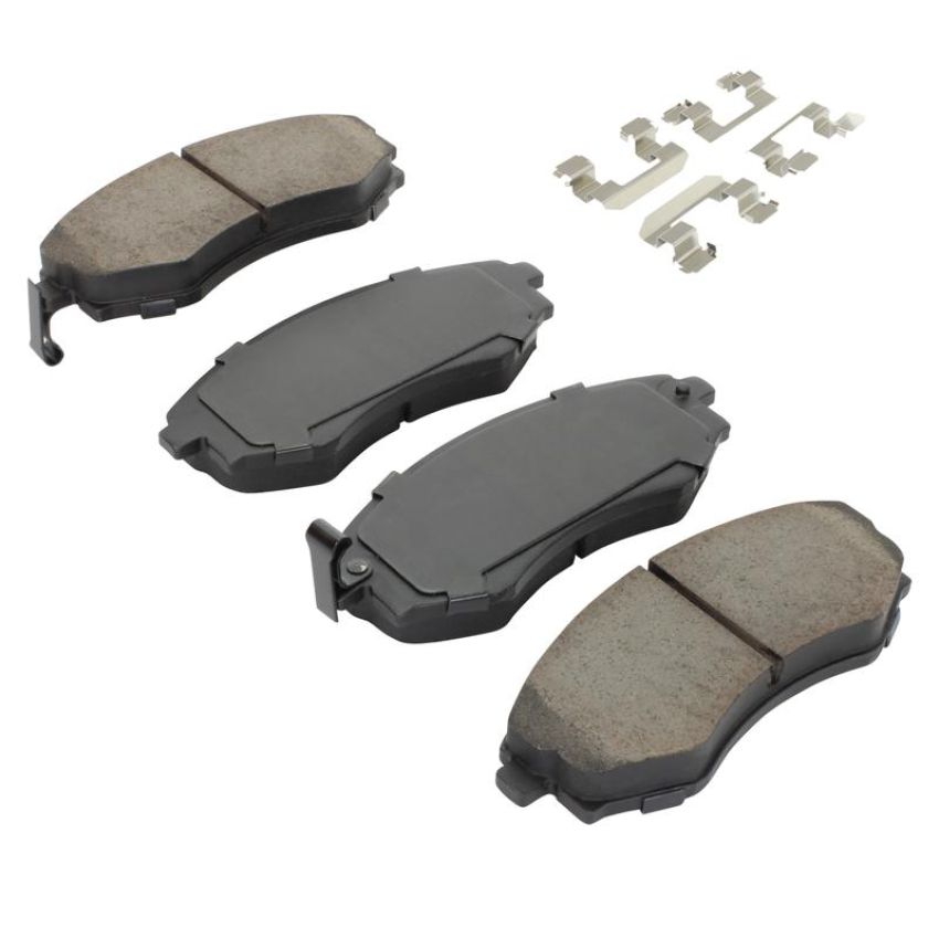MPA 1003-0700BC Quality-Built Black Series Ceramic Brake Pads w/ Hardware