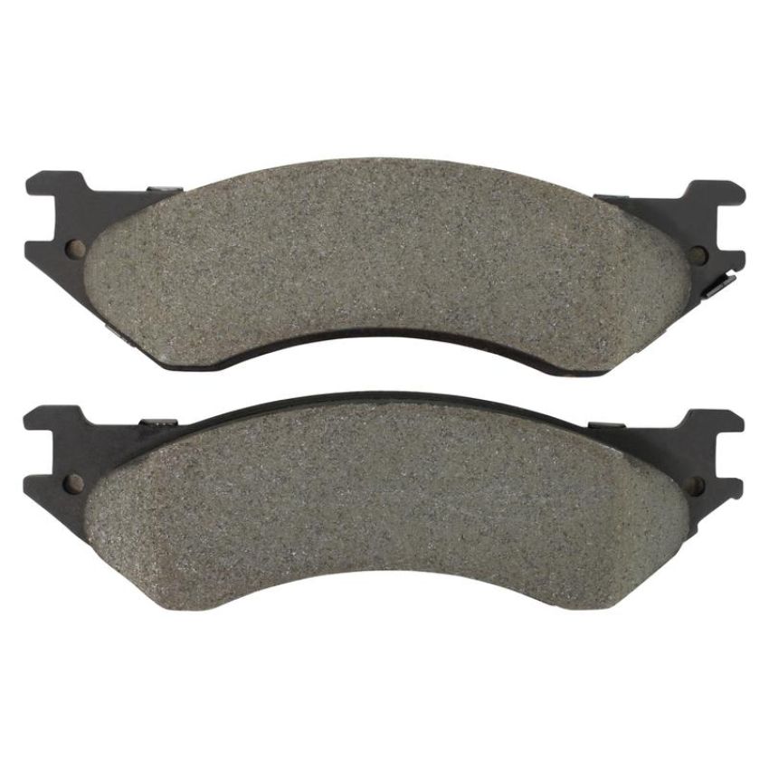 MPA 1003-0702AM Quality-Built Black Series Semi-Metallic Brake Pads w/ Hardware
