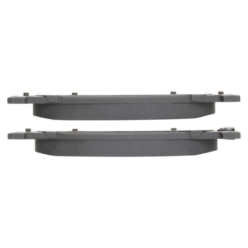 MPA 1003-0702AM Quality-Built Black Series Semi-Metallic Brake Pads w/ Hardware