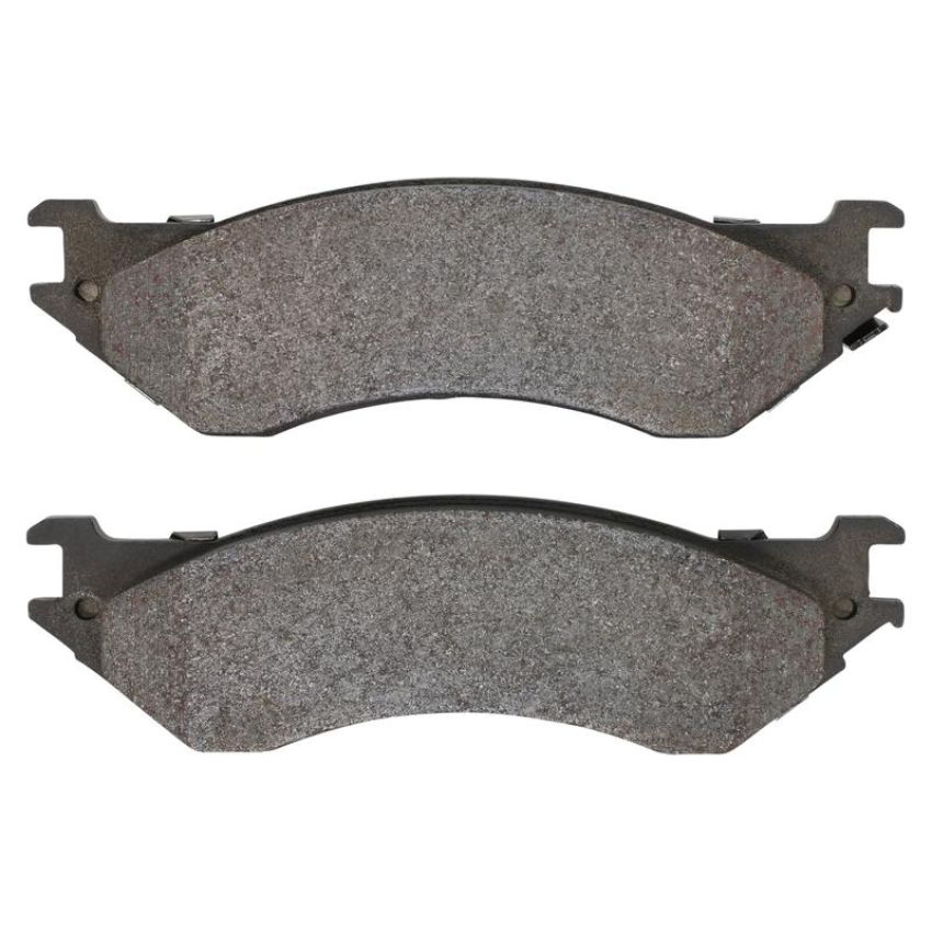 MPA 1003-0702M Quality-Built Black Series Semi-Metallic Brake Pads w/ Hardware