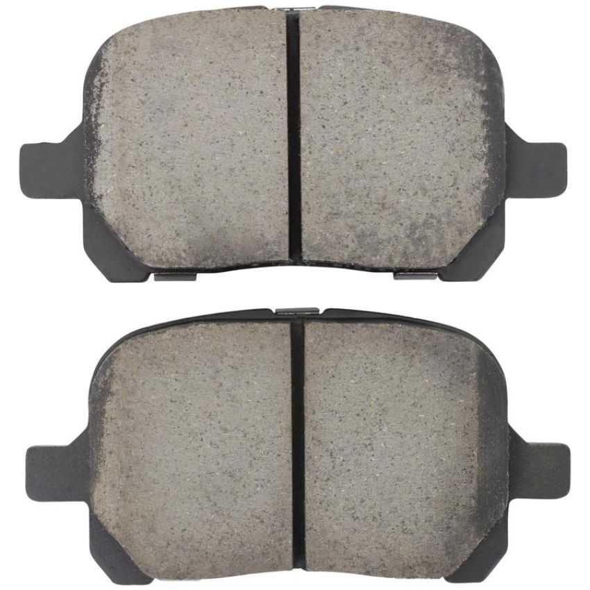 MPA 1003-0707C Quality-Built Black Series Ceramic Brake Pads w/ Hardware