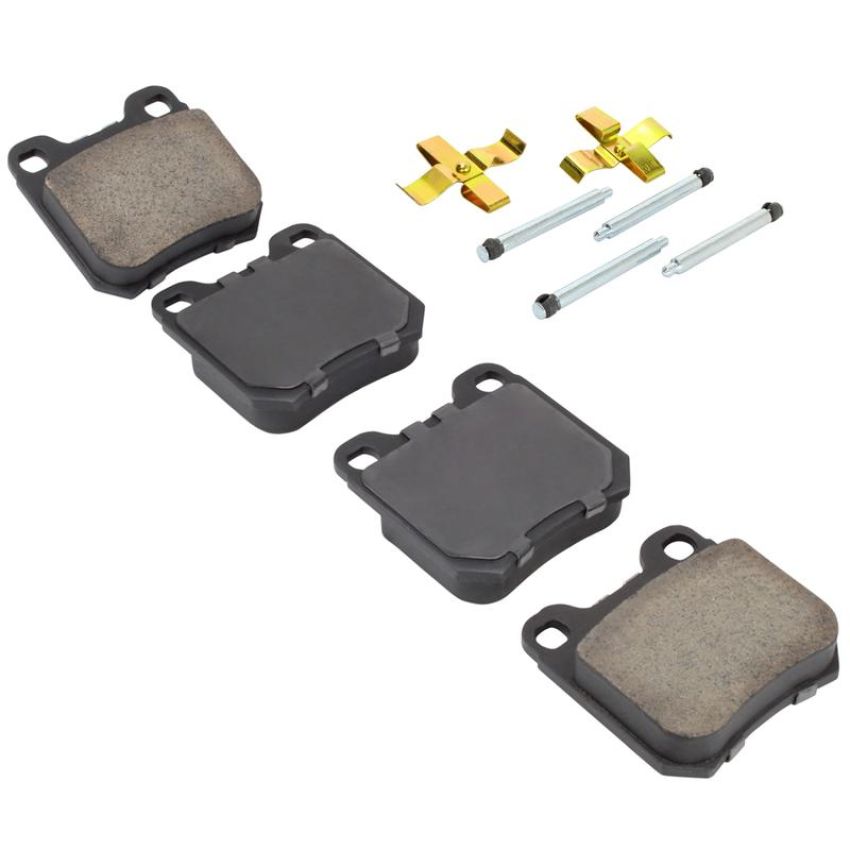 MPA 1003-0709C Quality-Built Black Series Ceramic Brake Pads w/ Hardware