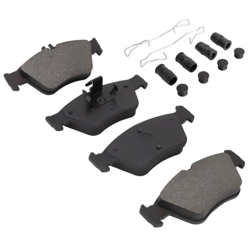 MPA 1003-0710C Quality-Built Black Series Ceramic Brake Pads w/ Hardware