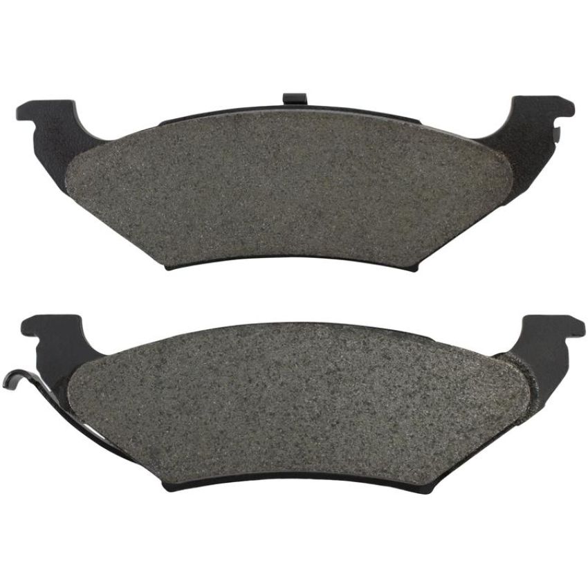 MPA 1003-0715M Quality-Built Black Series Semi-Metallic Brake Pads w/ Hardware