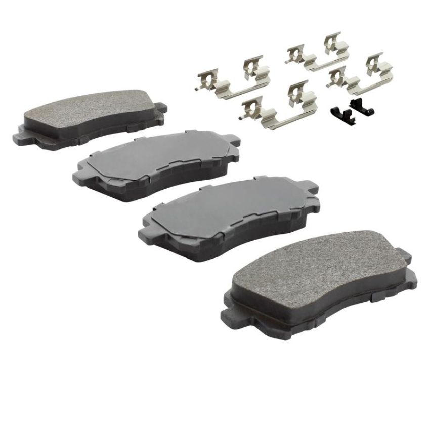 MPA 1003-0721C Quality-Built Black Series Ceramic Brake Pads w/ Hardware