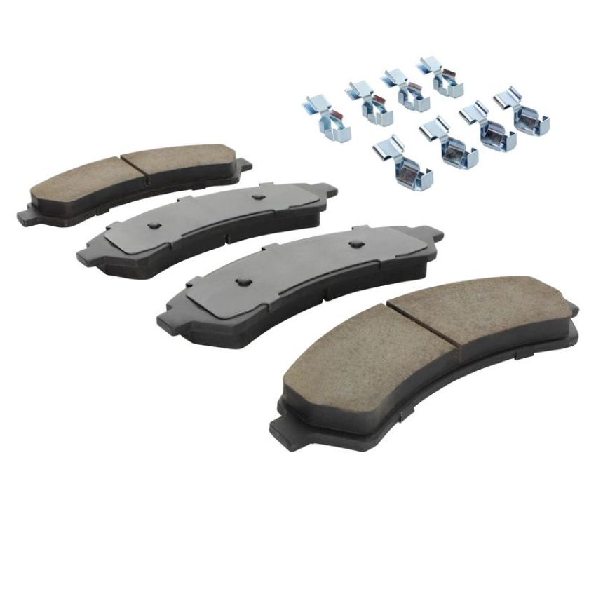 MPA 1003-0726C Quality-Built Black Series Ceramic Brake Pads w/ Hardware