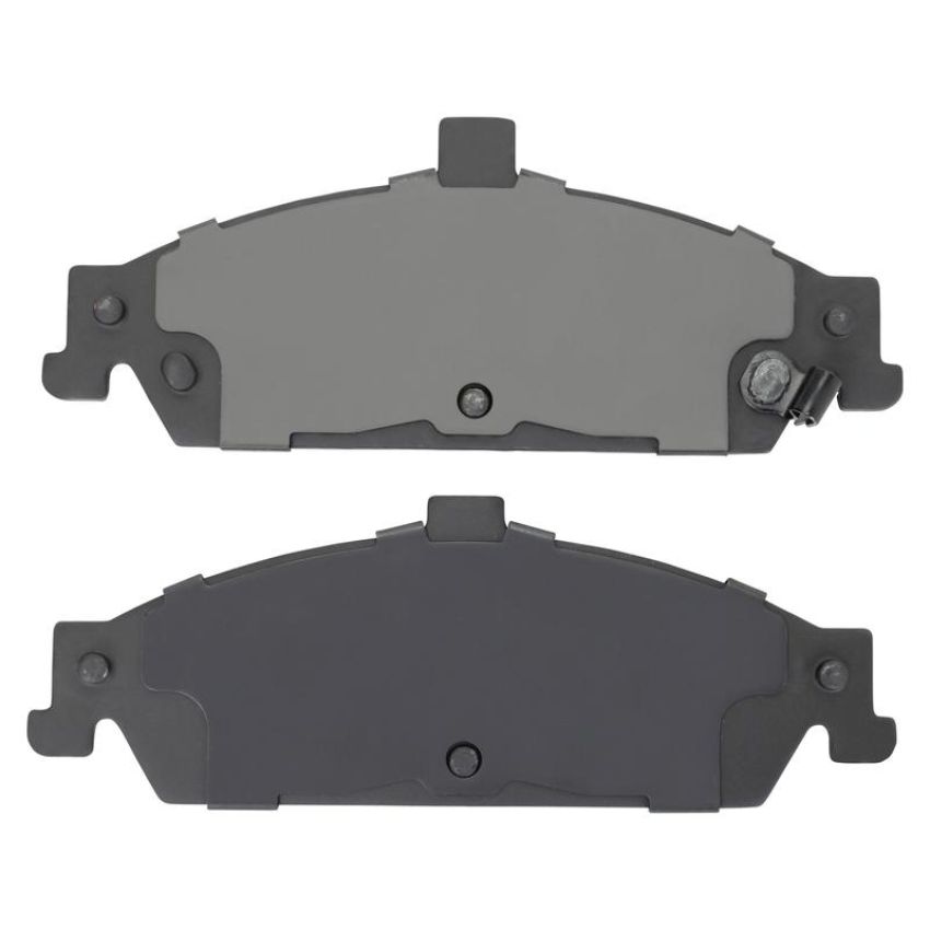 MPA 1003-0727M Quality-Built Black Series Semi-Metallic Brake Pads w/ Hardware