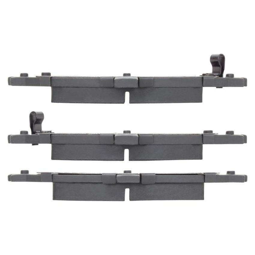 MPA 1003-0727M Quality-Built Black Series Semi-Metallic Brake Pads w/ Hardware